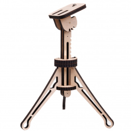 Jollylook Decorative Camera Tripod (Natural Wood)