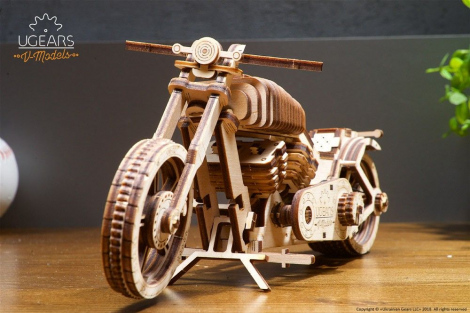 Puzzles motos 3D en bois Ugears